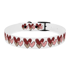 Dog Collar- Rustic Hearts