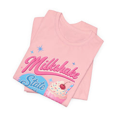 Milkshake State of Mind T-Shirt — Retro Diner Cherry Milkshake Tee