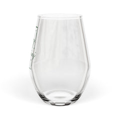 Merry Christmas Stemless Wine Glass