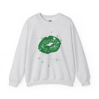 Irish Kiss Crewneck Sweatshirt - Unisex St. Patrick's Day Apparel