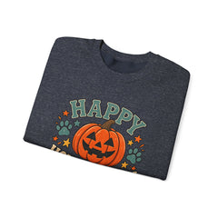 Halloween Crewneck Sweatshirt — "Happy Howl-oween" Pumpkin Graphic - Southern Heritage