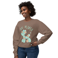 Dog Mama Crewneck Sweatshirt by Comfort Colors - Cozy Gift for Pet Lovers