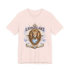 Lionheart T-Shirt — "Let Your Heart Lead" Lion Graphic Tee