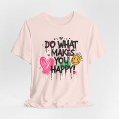 Do What Makes You Happy Tee | Unisex Jersey Short Sleeve Shirt, Positive Vibes Shirt, Gift for Friends, Uplifting Apparel, Casual [...]