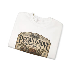 Pecan Grove Mercantile Vintage Logo Sweatshirt - Southern Heritage