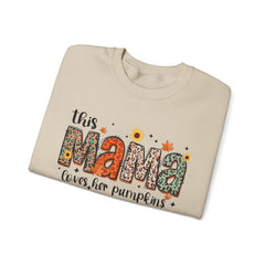 "This Mama Loves Her Pumpkins" Unisex Heavy Blend™ Crewneck Sweatshirt