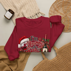 "I'm Dreaming of a Wine Christmas" Holiday Crewneck