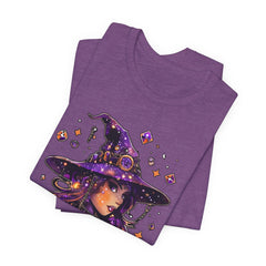 Enchanting Witch Graphic Tee - Perfect for Halloween, Gifts, Parties, Casual Wear, and Witchy Vibes