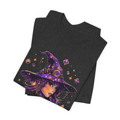 Enchanting Witch Graphic Tee - Perfect for Halloween, Gifts, Parties, Casual Wear, and Witchy Vibes