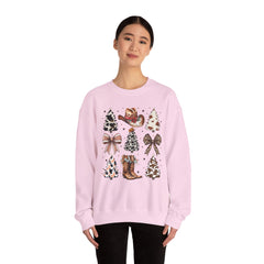 Rustic Coquette Christmas Sweatshirt