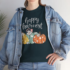 Happy Fall Essential Tee with Pumpkins