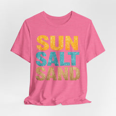 Sun Salt Sand Beach T-Shirt — Retro Coastal Summer Tee