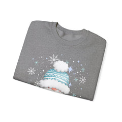 Winter Chill Sweatshirt - Cozy Unisex Crewneck with Snowy Design, Perfect for Holidays, Gifts, Snow Lovers, Warmth, Casual Style