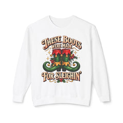 Festive Crewneck Comfort Colors Sweatshirt: Holiday Cheer, Christmas Gift, Cozy Wear, Funny Xmas Apparel,