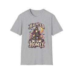 Haunted But Homey T-Shirt — Cute Vintage Haunted House Halloween Tee BP