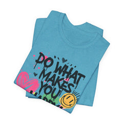 Do What Makes You Happy Tee | Unisex Jersey Short Sleeve Shirt, Positive Vibes Shirt, Gift for Friends, Uplifting Apparel, Casual [...]