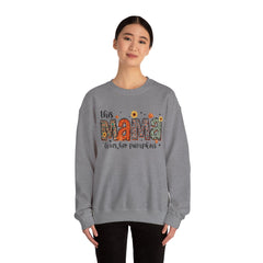"This Mama Loves Her Pumpkins" Unisex Heavy Blend™ Crewneck Sweatshirt