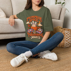 Pumpkin Spice & Paranormal Nights T‑Shirt