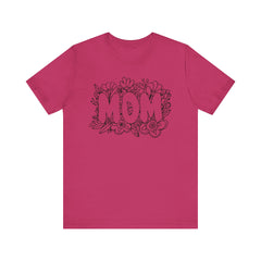 Pen & Ink Floral Mom T-Shirt - Perfect Gift for Mother's Day or New Mom