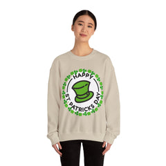 Happy St. Patrick's Day Unisex Crewneck- Leprechaun Hat