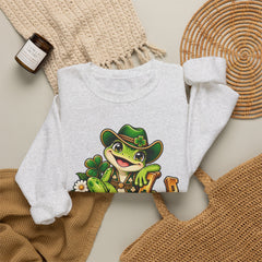 Hoppy Go Lucky Frog St. Patrick’s  Day Sweatshirt