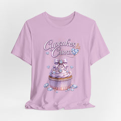 Cupcakes & Carats Tee — Cute Pastel Cupcake Graphic T-Shirt
