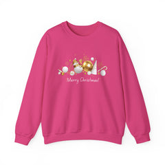 Festive Holiday Sweatshirt, Cozy Winter Apparel, Perfect Gift for Christmas, Tree Ornaments