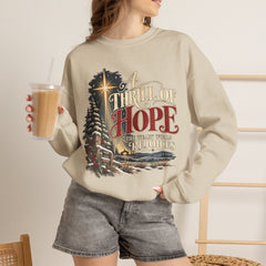 A Thrill of Hope Christmas Sweatshirt