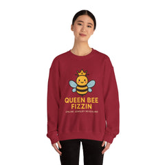 Queen Bee Fizzin'  -Unisex Crewneck Sweatshirt - Cute Casual Fashion