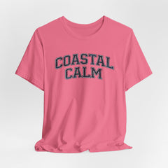 Coastal Calm Tee — Relaxed Beach Vibes Short Sleeve Shirt