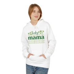 St. Patrick’s Day Unisex Fleece Hoodie - "Lucky Mama"