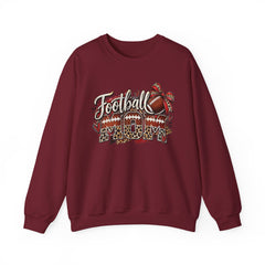Football Mom Crewneck Sweatshirt — Leopard & Bow Team Spirit