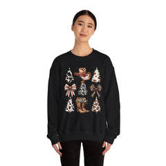 Rustic Coquette Christmas Sweatshirt