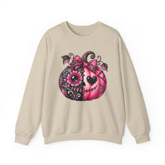 Pink Sugar Skull Pumpkin Sweatshirt ~ Halloween Vibes