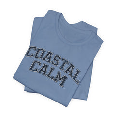 Coastal Calm Tee — Relaxed Beach Vibes Short Sleeve Shirt