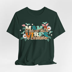 Tropical Mama Vibes Unisex Jersey Tee - Perfect for Summer & Holidays