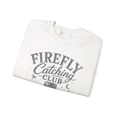 Firefly Catching Club Sweatshirt — Vintage Mason Jar Summer Nights Crewneck - Southern Heritage