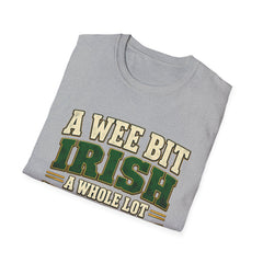 "A Wee Bit Irish, A Whole Lot Thirsty" Vintage Pub Tee St. Patrick’s Day