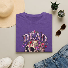 "Dead Gorgeous" T‑Shirt- Skull Floral- Halloween Vibes