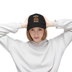 Funny Poopy Dupie Emoji Cap, Unisex Distressed Cap for Humor Lovers, Surprise Jewelry Reveal, Casual Wear, Unique Accessories, Trendy Hat