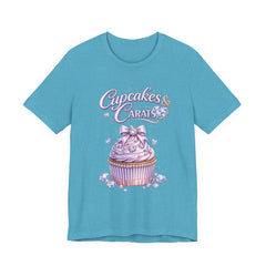 Cupcakes & Carats Tee — Cute Pastel Cupcake Graphic T-Shirt