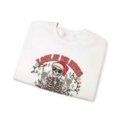 Christmas Skeleton Unisex Sweatshirt - Rude Humor - Party Sweatshirt- Holiday Humor