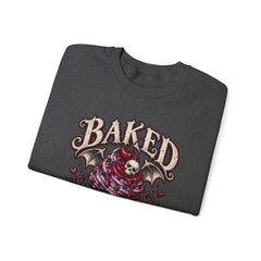 Baked With Bad Intentions Sweatshirt - Halloween Vibes