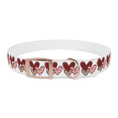 Dog Collar- Rustic Hearts