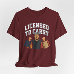 Funny Marriage License Unisex Te, License to carry