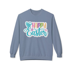 Happy Easter Unisex Midweight Softstyle Fleece Crewneck Sweatshirt