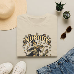 Nobody Plays It Better T-Shirt — Skeleton Violinist Day of the Dead Music Tee