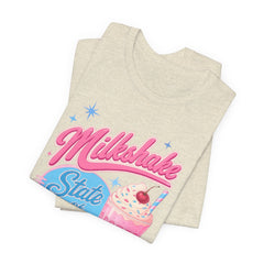 Milkshake State of Mind T-Shirt — Retro Diner Cherry Milkshake Tee