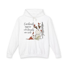 Inspirational Hoodie: Cardinals Appear When Angels Are Near - Comfort Colors