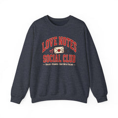 Love Notes Social Club Sweatshirt — Retro Valentine Crewneck